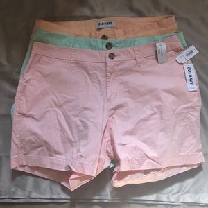 3 Old Navy Shorts Pastel colors
